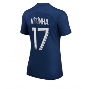 Paris Saint-Germain Vitinha Ferreira #17 Hemmatröja Dam 2022-23 Korta ärmar
